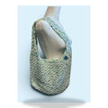 Confetti Crochet Boho Bag - Cream with Blue / Green / Yellow Speckle